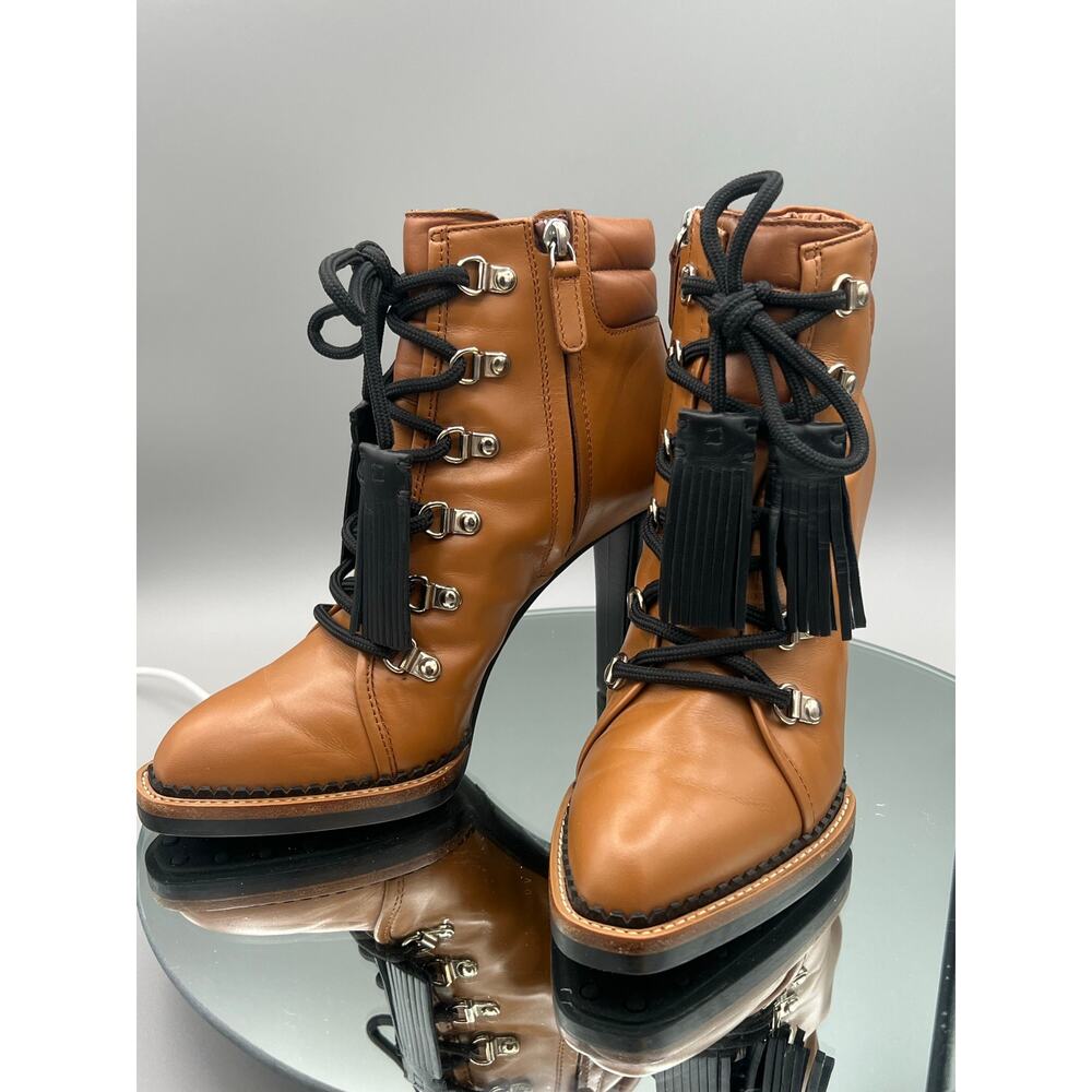 TOD’S $1,395 Sz 37.5 Gomma Tronchetto Boots